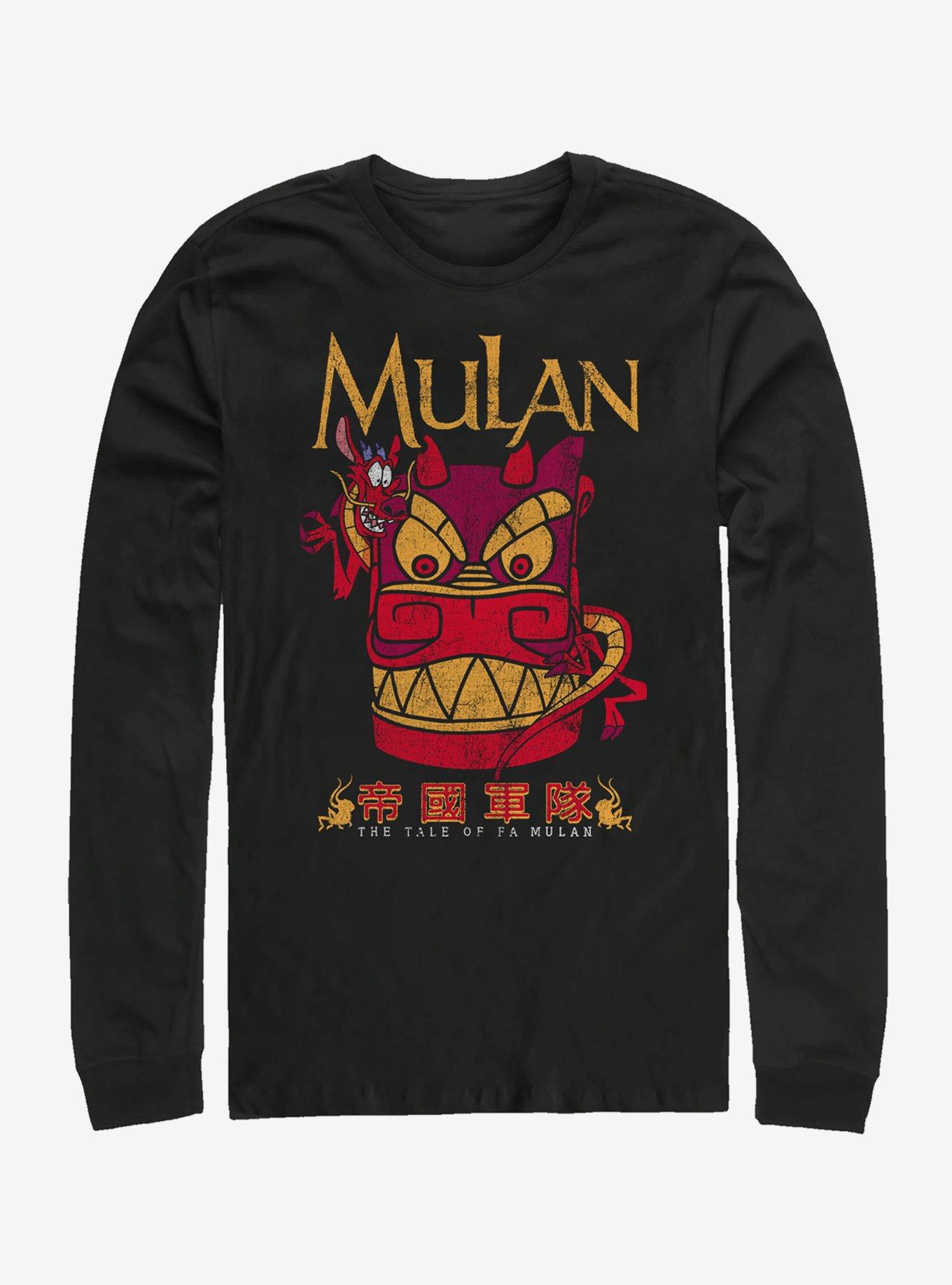 Disney Mulan Stone Mushu Long-Sleeve T-Shirt, , hi-res