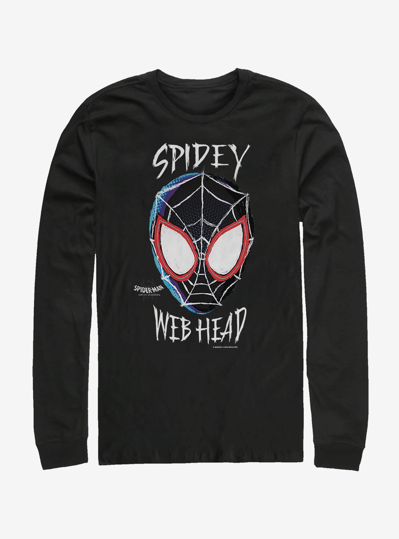 Marvel Spider-Man Web Head Long-Sleeve T-Shirt, , hi-res