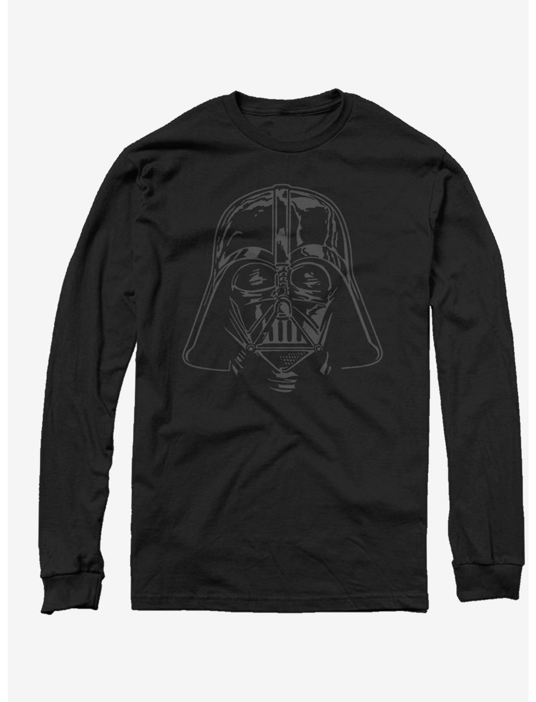 Star Wars Darth Vader Face Long-Sleeve T-Shirt, BLACK, hi-res