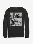 Marvel Black Panther Chalk Long-Sleeve T-Shirt, BLACK, hi-res
