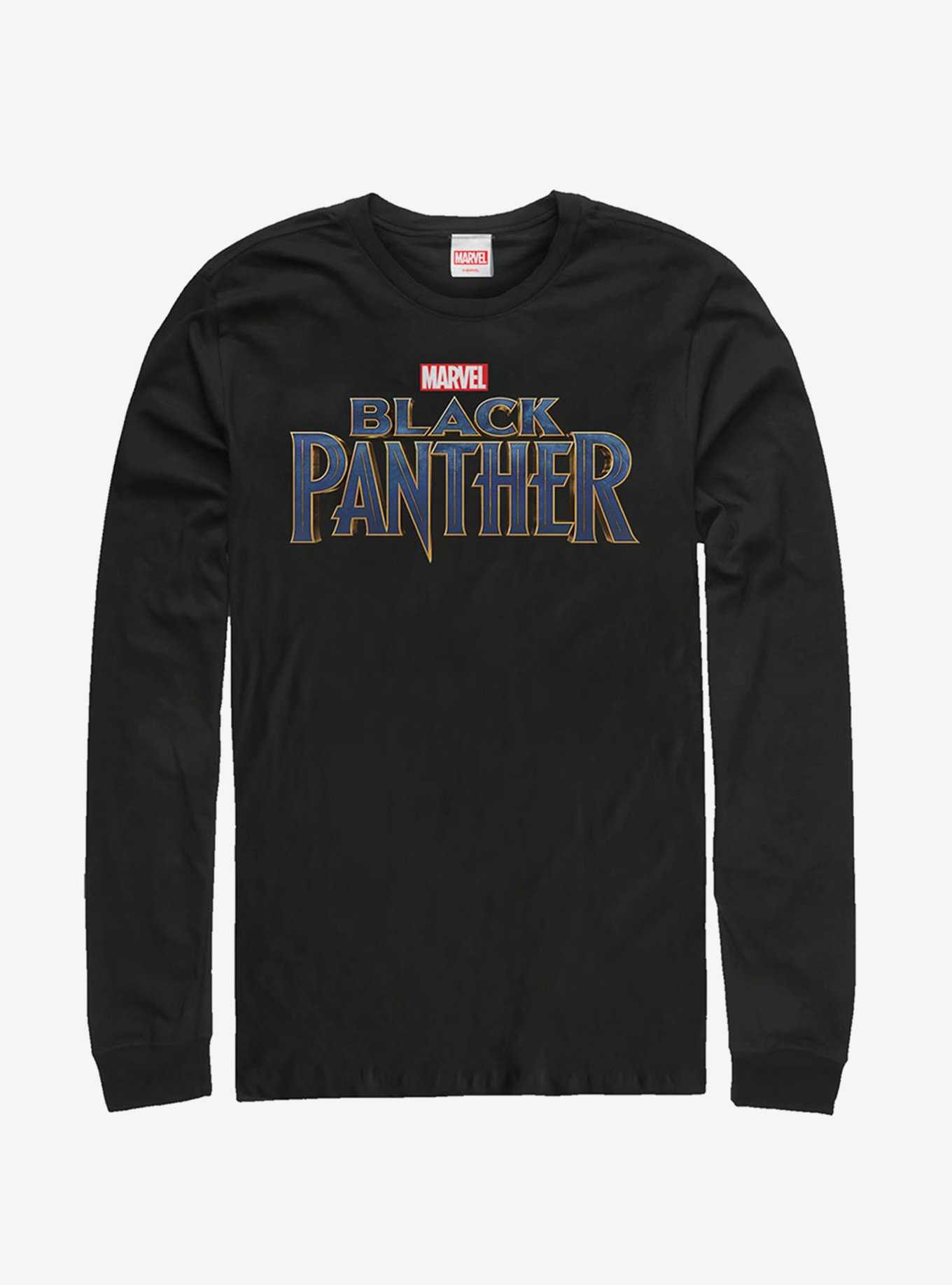 Marvel Black Panther Straight Logo Long-Sleeve T-Shirt, , hi-res
