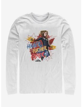 Marvel Captain Marvel Fighter Faster Long-Sleeve T-Shirt, , hi-res