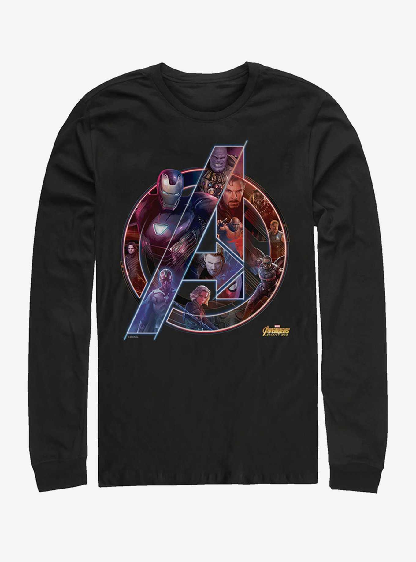 Marvel Team Neon Long-Sleeve T-Shirt, , hi-res