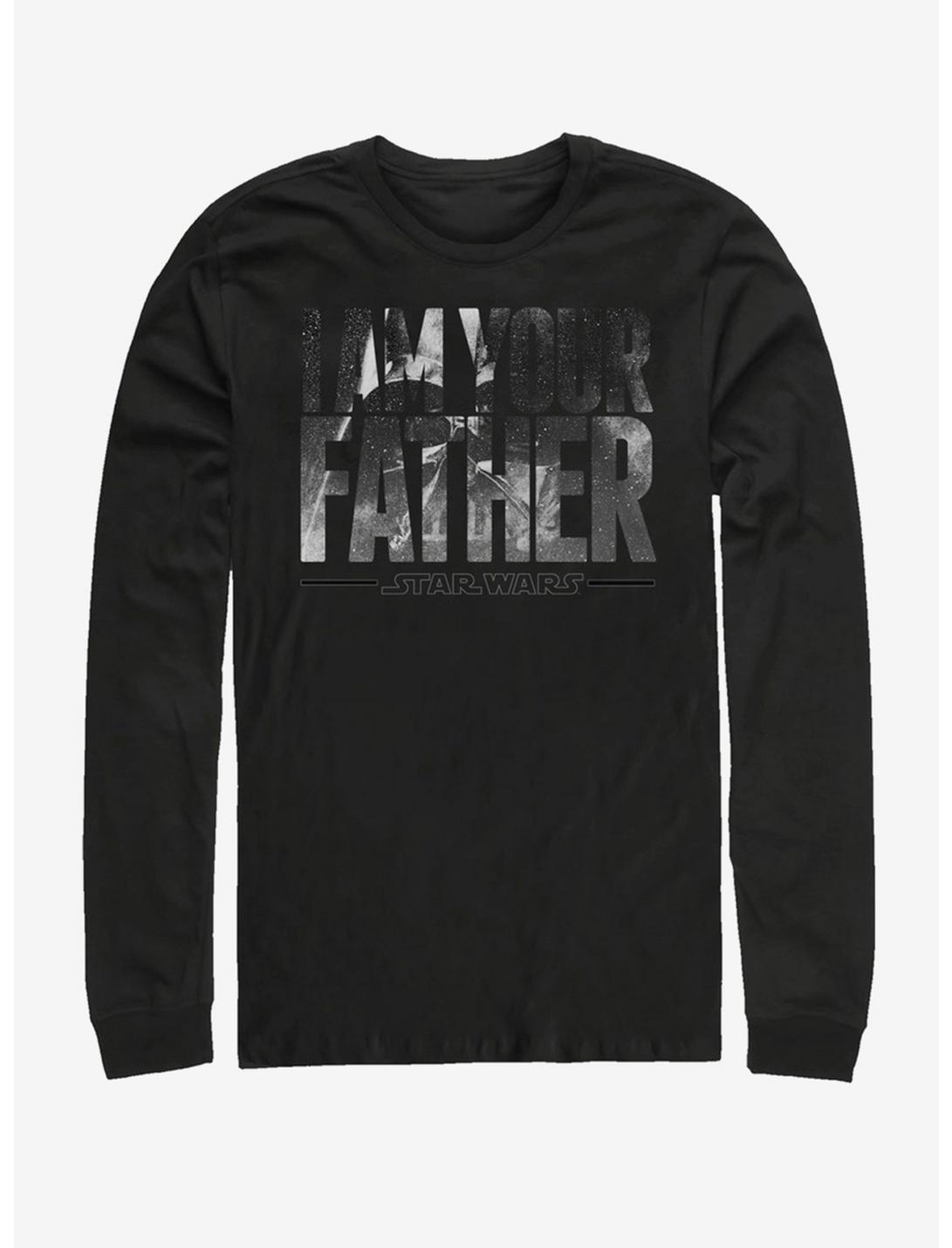 Star Wars Father Spray Long-Sleeve T-Shirt, BLACK, hi-res