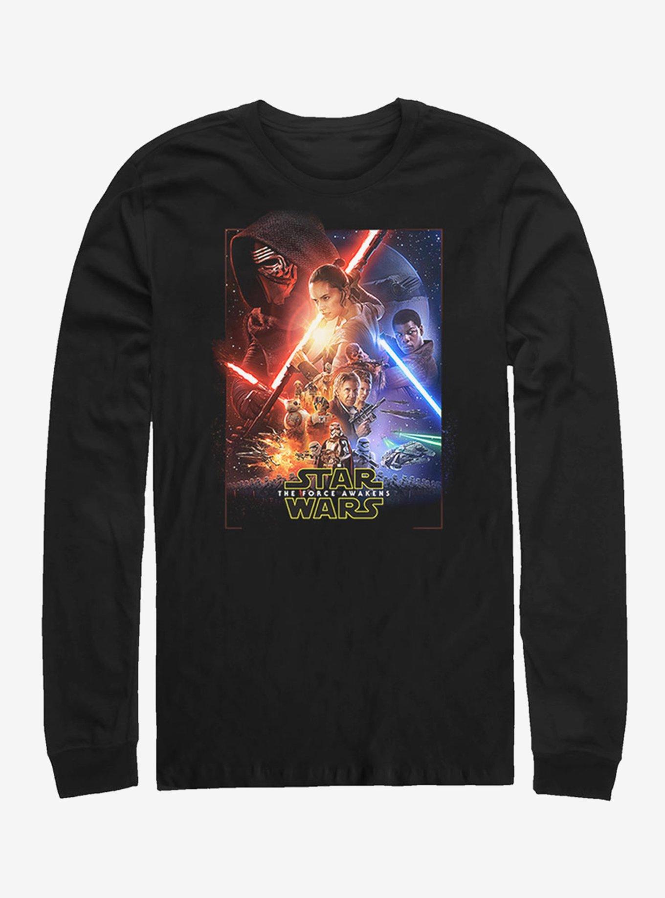 Star Wars Legit Poster Long-Sleeve T-Shirt, BLACK, hi-res
