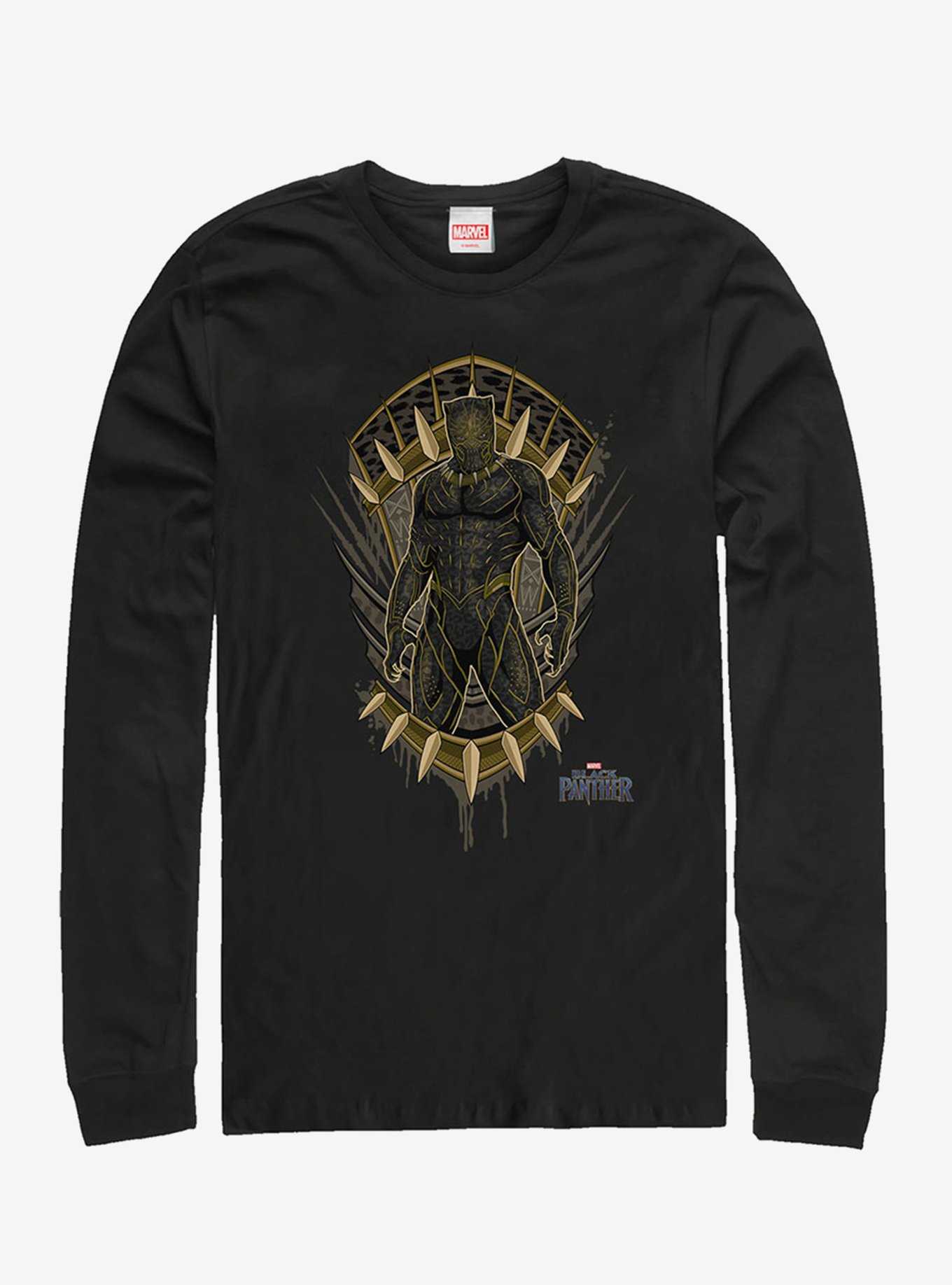 Marvel Black Panther Jaguar Crest Long-Sleeve T-Shirt, , hi-res