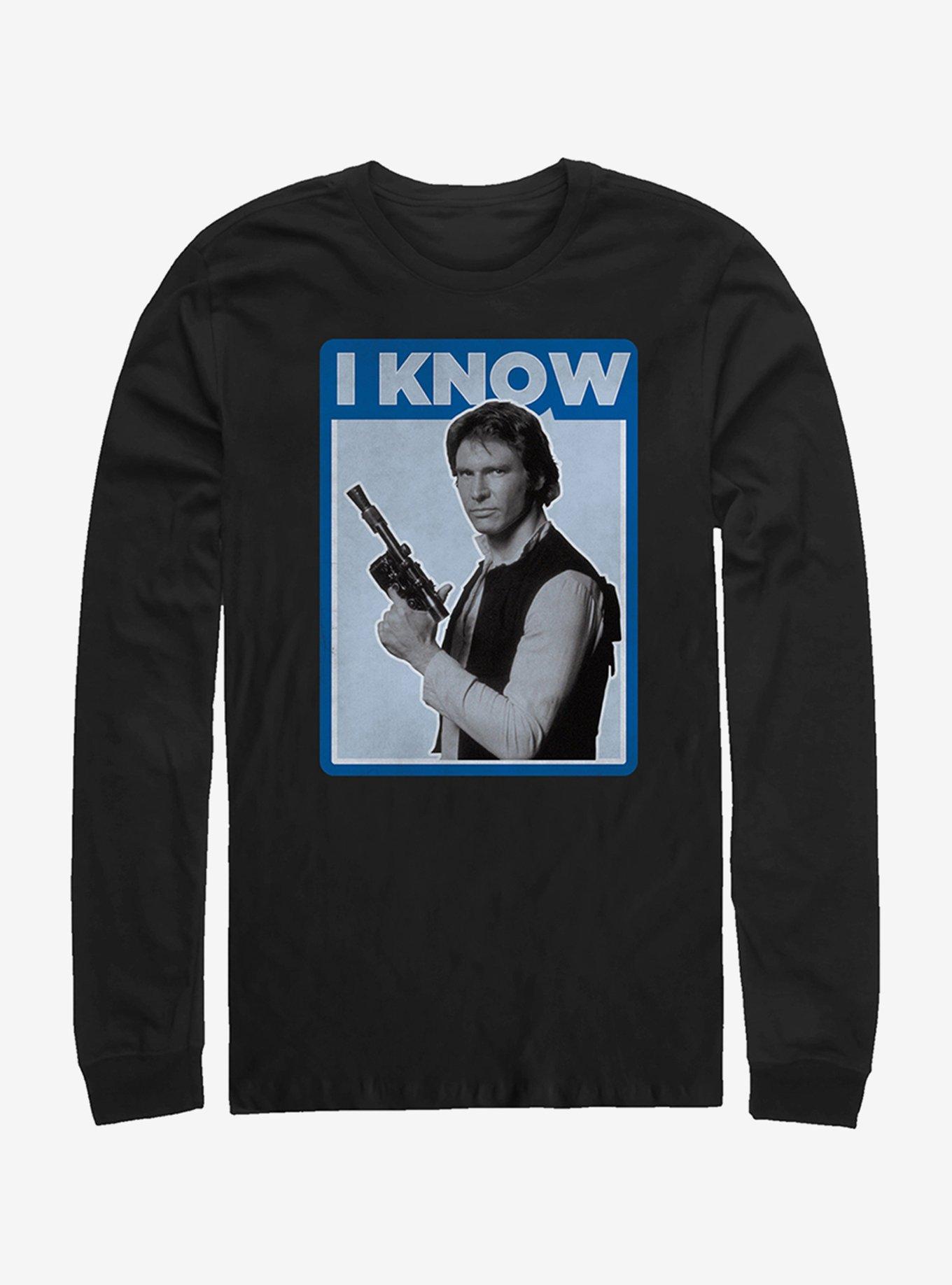 Star Wars Han Love Long-Sleeve T-Shirt, BLACK, hi-res