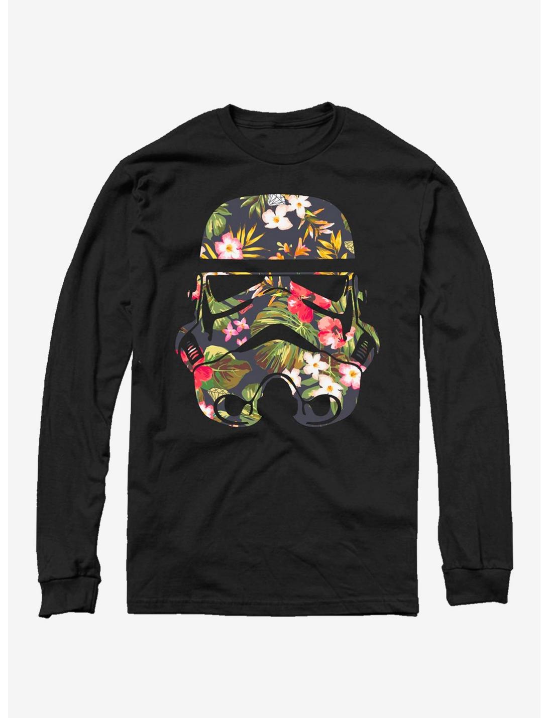 Star Wars Storm Flowers Long-Sleeve T-Shirt, BLACK, hi-res