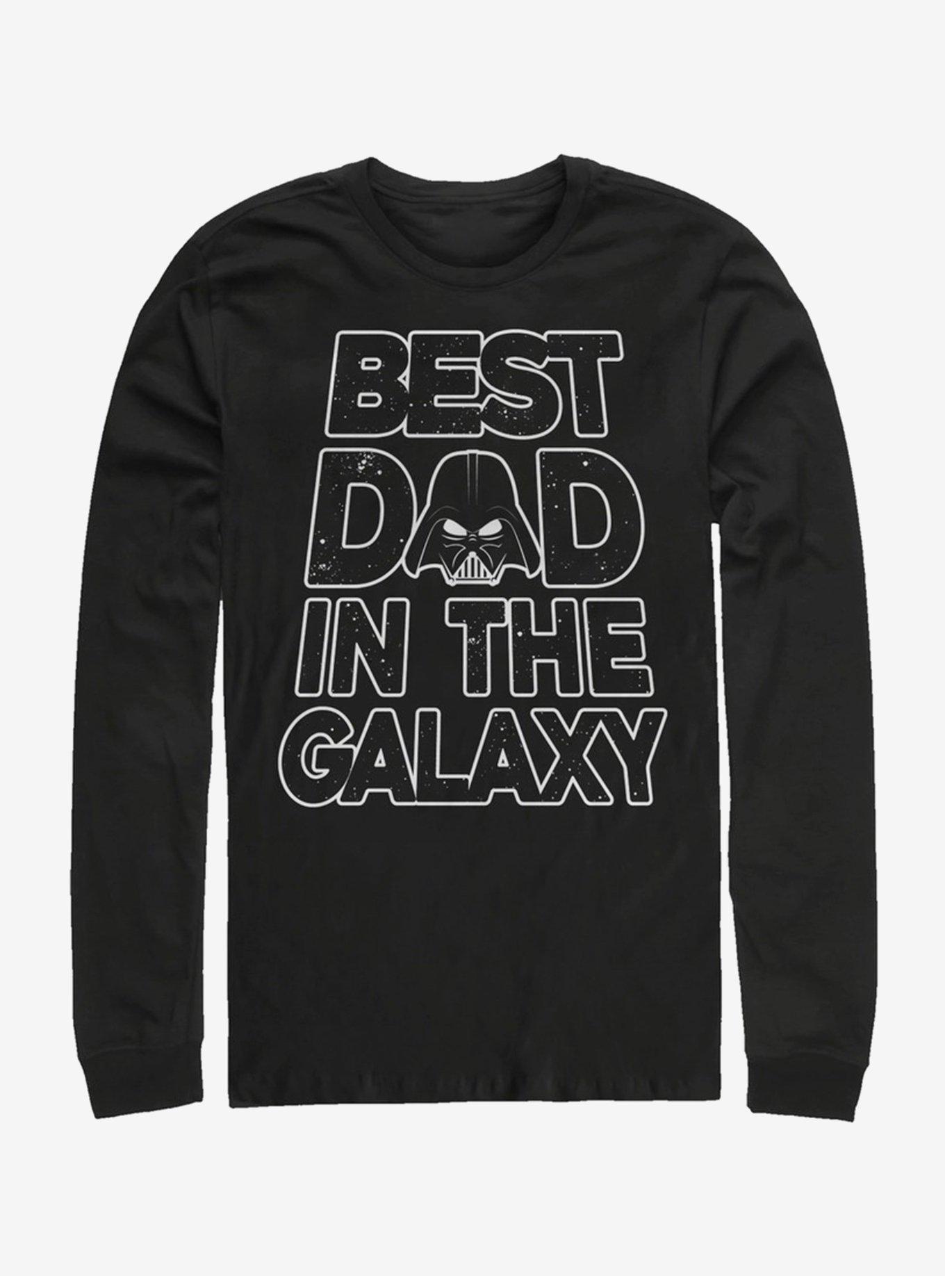 Star Wars Darth Vader Galaxy Dad Long-Sleeve T-Shirt, BLACK, hi-res