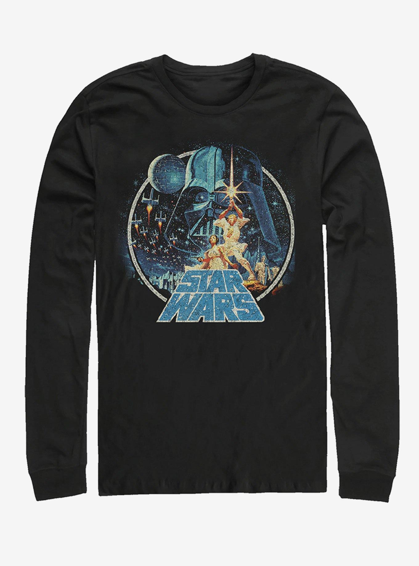 Star Wars Vintage Victory Long-Sleeve T-Shirt, BLACK, hi-res