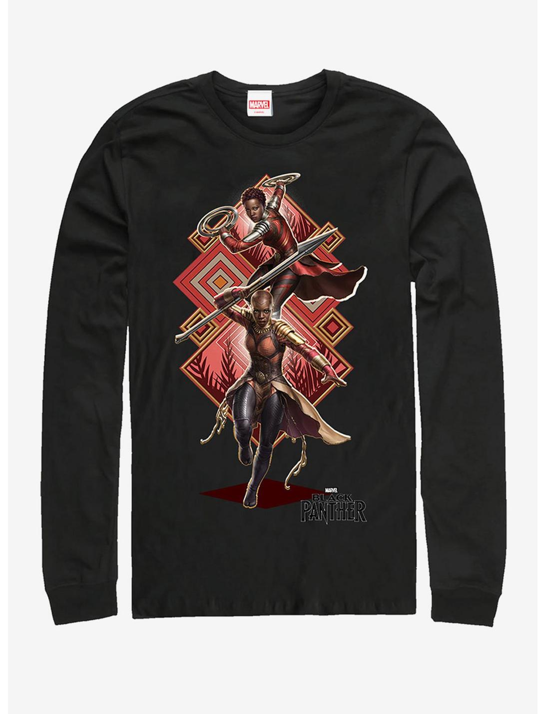 Marvel Black Panther Girl Power Long-Sleeve T-Shirt, BLACK, hi-res