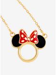 Disney Minnie Mouse Head Necklace, , hi-res
