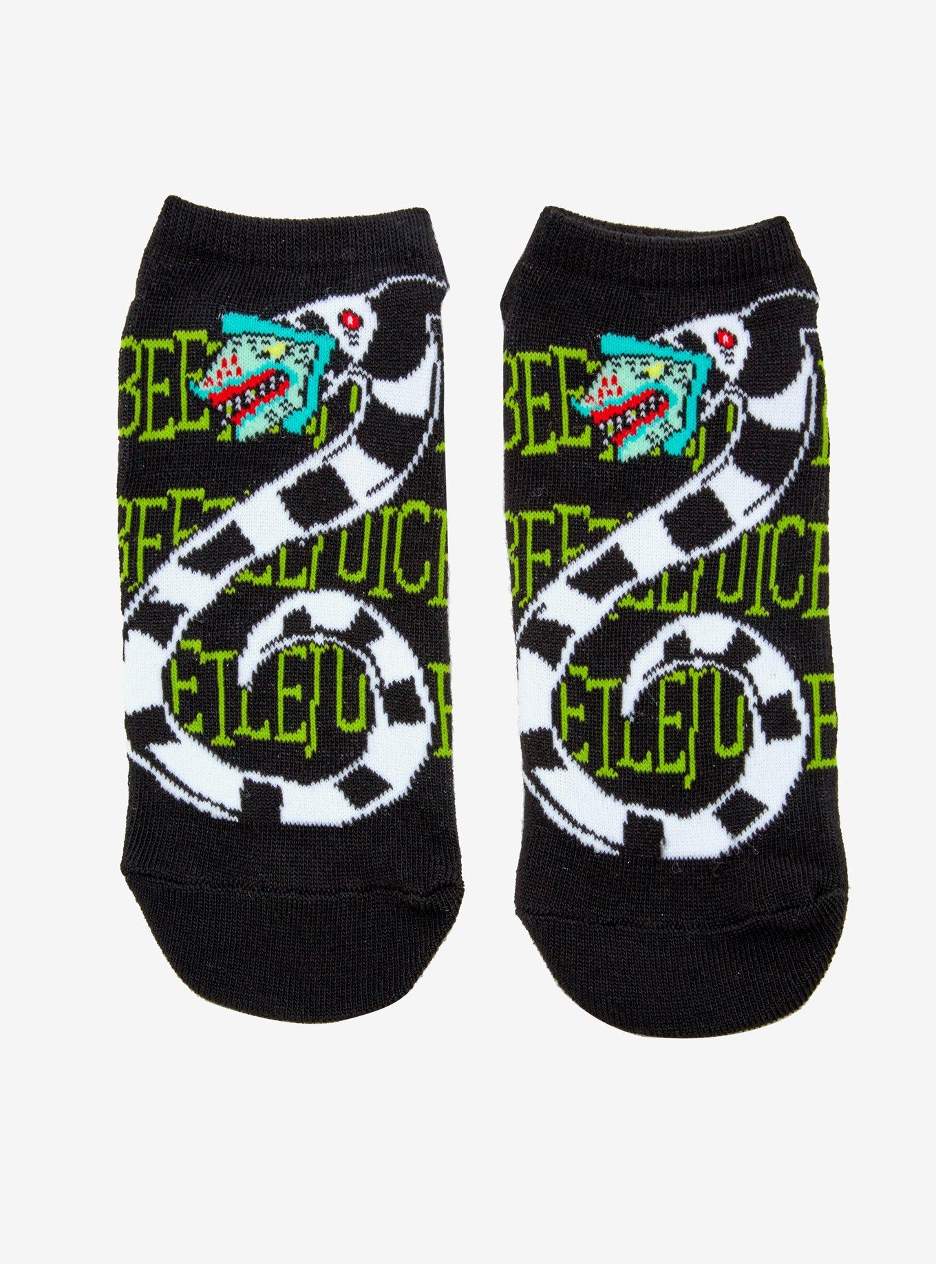 Beeltejuice Sandworm No-Show Socks | Hot Topic