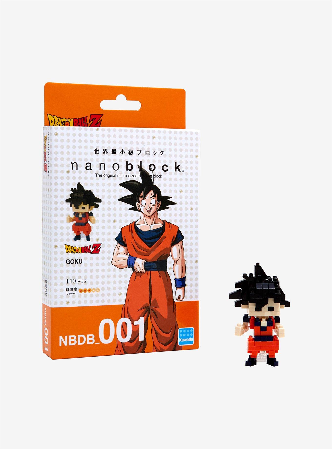 Nanoblock Dragon Ball Z Goku Micro-Sized Building Block Set, , hi-res