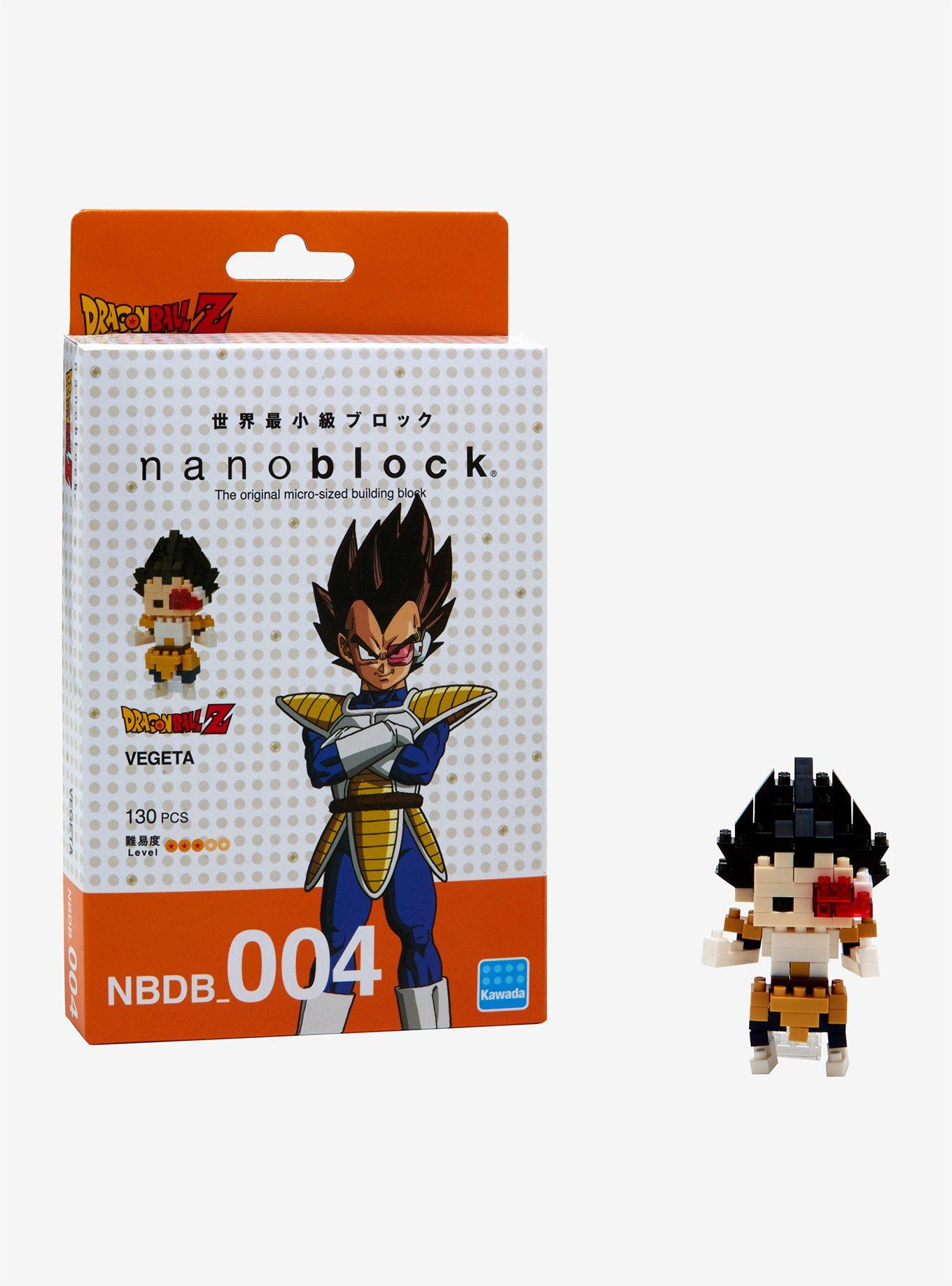 Nanoblock Dragon Ball Z Vegeta Micro-Sized Building Block Set, , hi-res