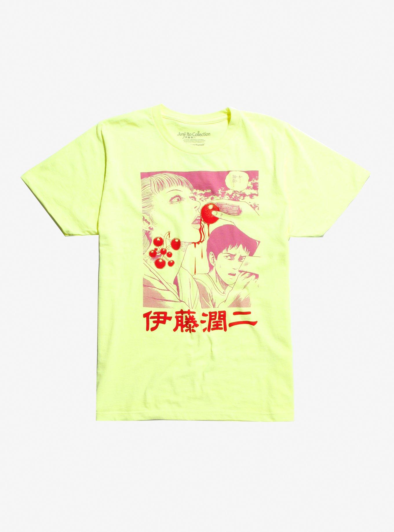 Junji Ito Collection Blood Bubble Bushes T-Shirt, MULTI, hi-res
