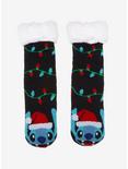 Disney Lilo & Stitch Santa Stitch Slipper Socks, , hi-res