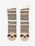Sloth Cozy Slipper Socks, , hi-res