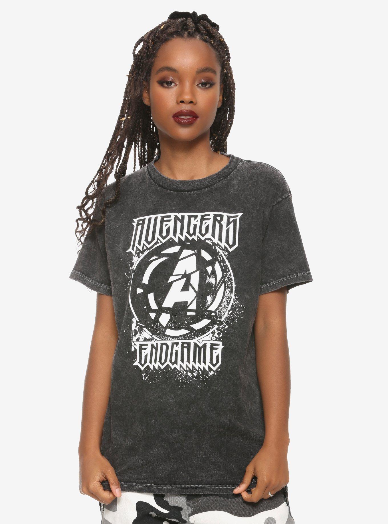 Marvel Avengers Endgame Metal Tour Girls T Shirt Hot Topic