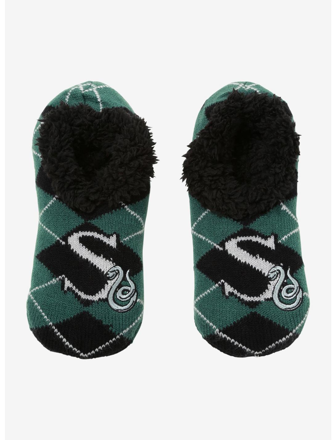 Harry Potter Slytherin Cozy Slippers, , hi-res