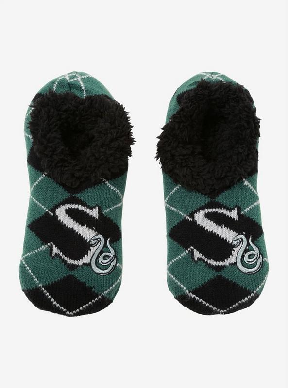 Harry Potter Slytherin Cozy Slippers