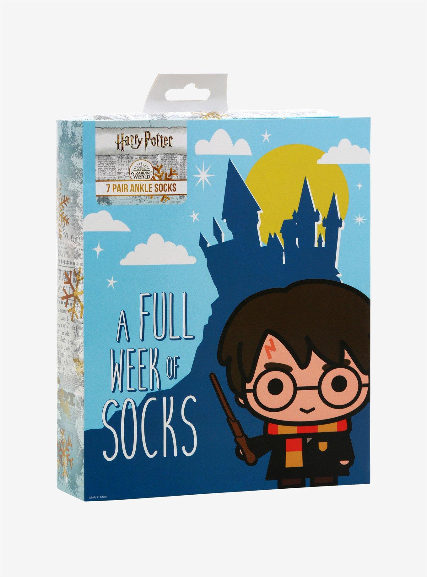 Harry Potter 7 Days Of Socks Gift Set, , hi-res