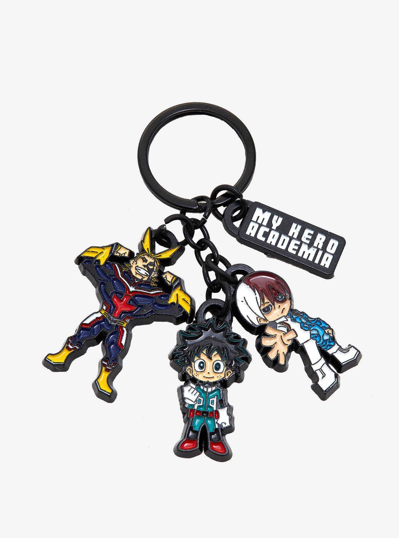 My Hero Academia Chibi Characters Keychain - BoxLunch Exclusive, , hi-res