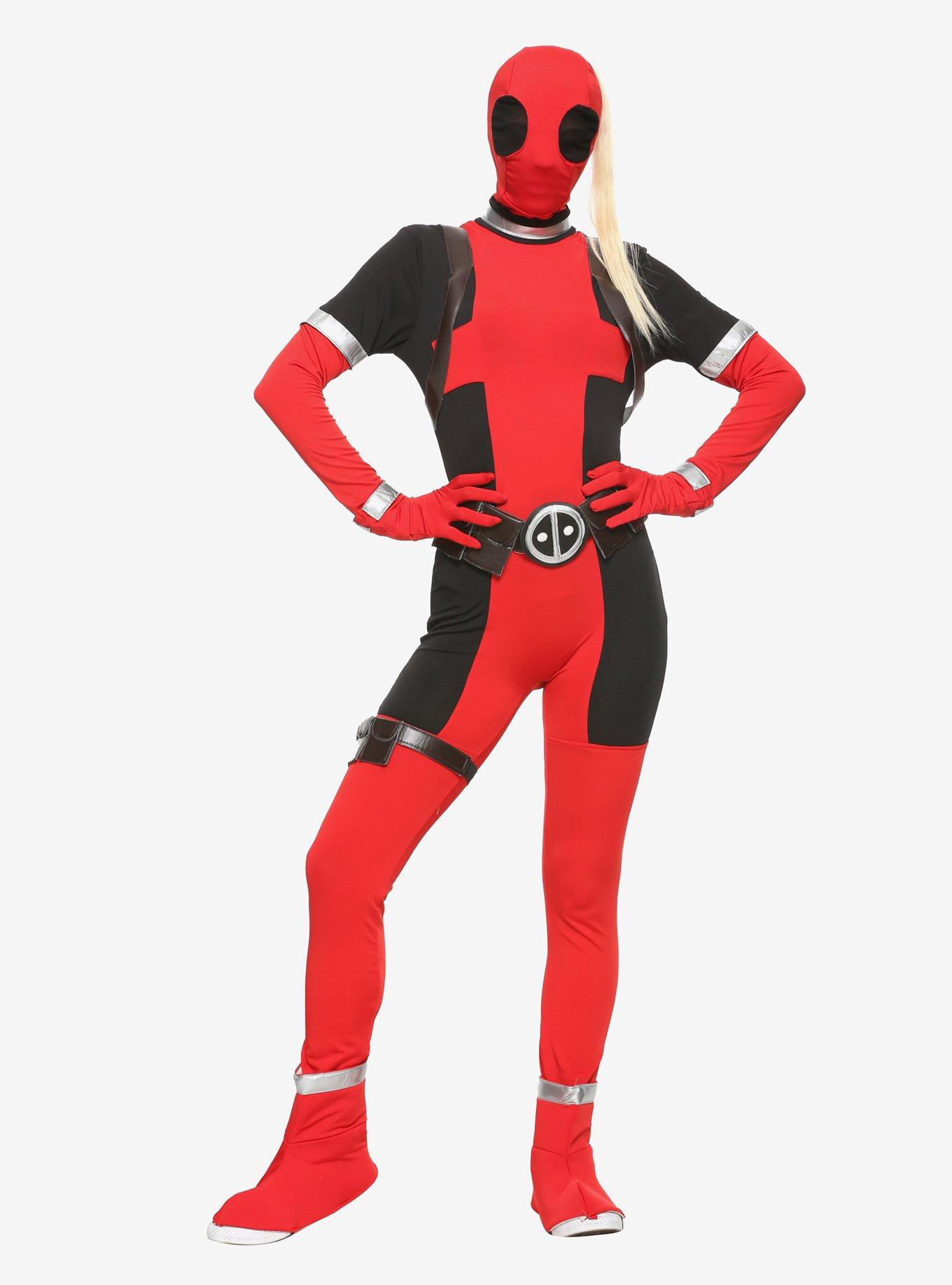 Marvel Deadpool Lady Deadpool Deluxe Costume, RED, hi-res