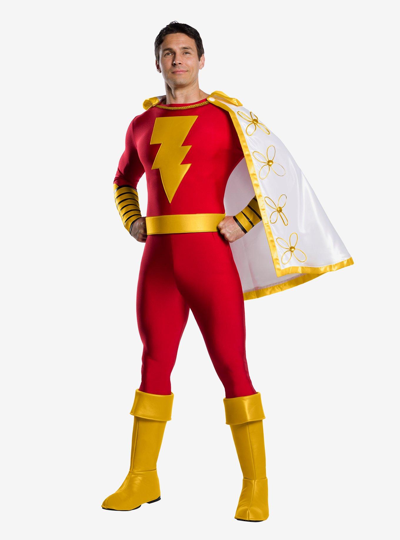 DC Comics Shazam Deluxe Costume, RED, hi-res