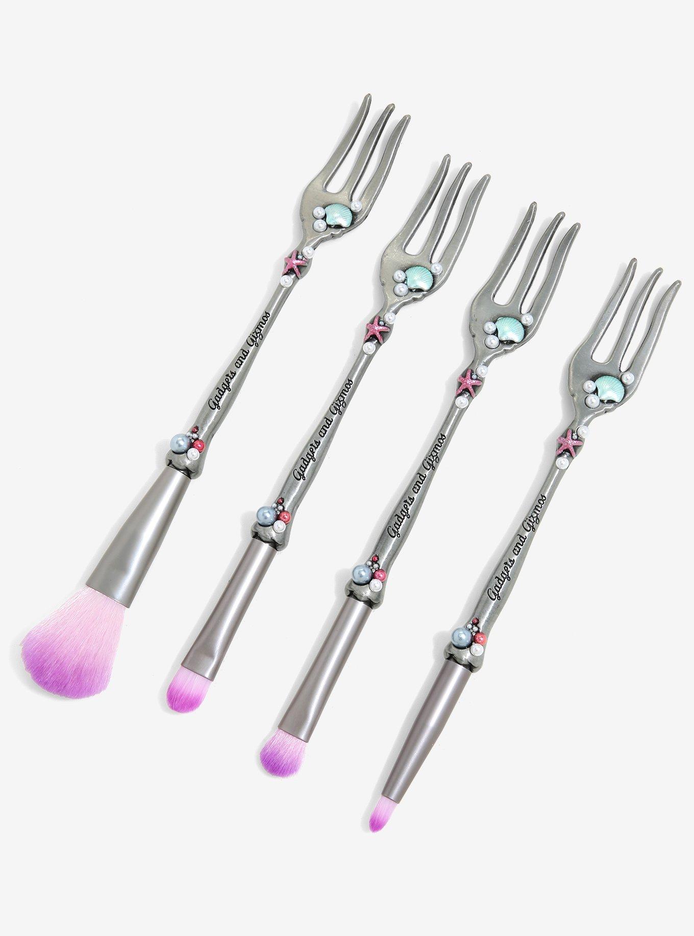 Our Universe Disney The Little Mermaid Dinglehopper Makeup Brush Set, , hi-res