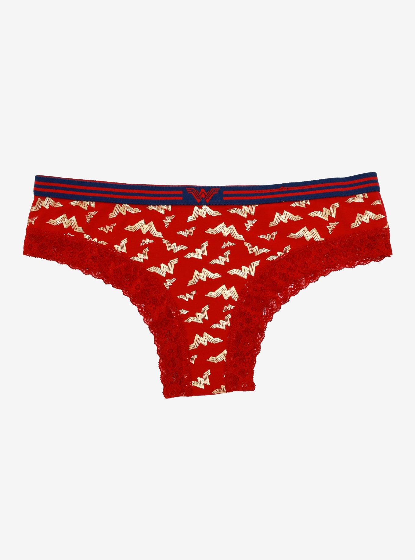 Juniors Wonder Woman Cotton Spandex Panty