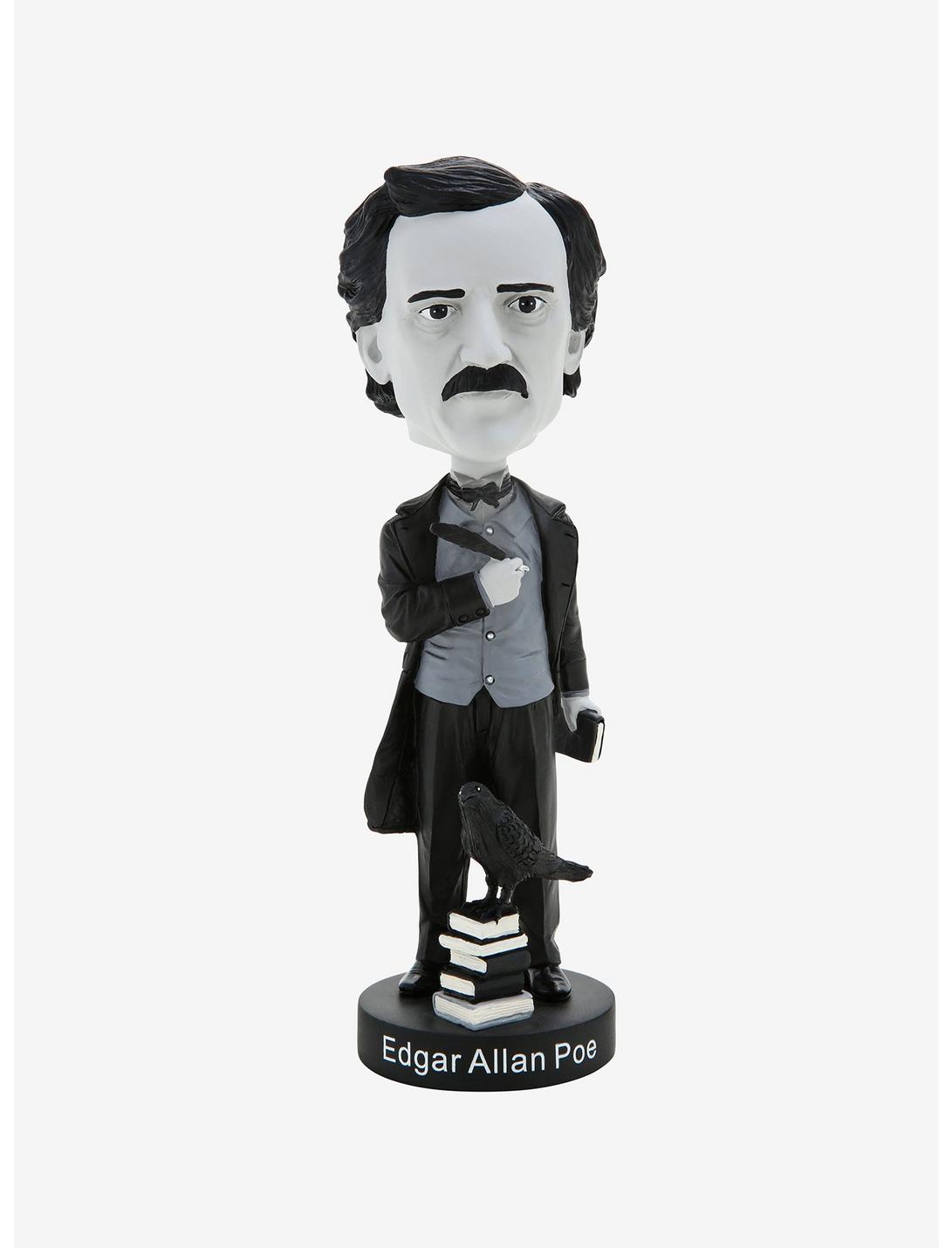 Edgar Allan Poe Black & White Bobble-Head Hot Topic Exclusive, , hi-res