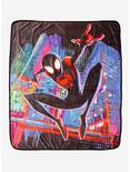 Marvel Spider-Man: Into The Spider-Verse Miles Morales Throw Blanket, , hi-res