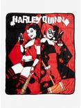 DC Comics Harley Quinn Throw Blanket, , hi-res