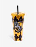 Harry Potter Hufflepuff Foil Acrylic Travel Cup, , hi-res