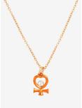 Sailor Moon Sailor Venus Dainty Symbol Necklace, , hi-res