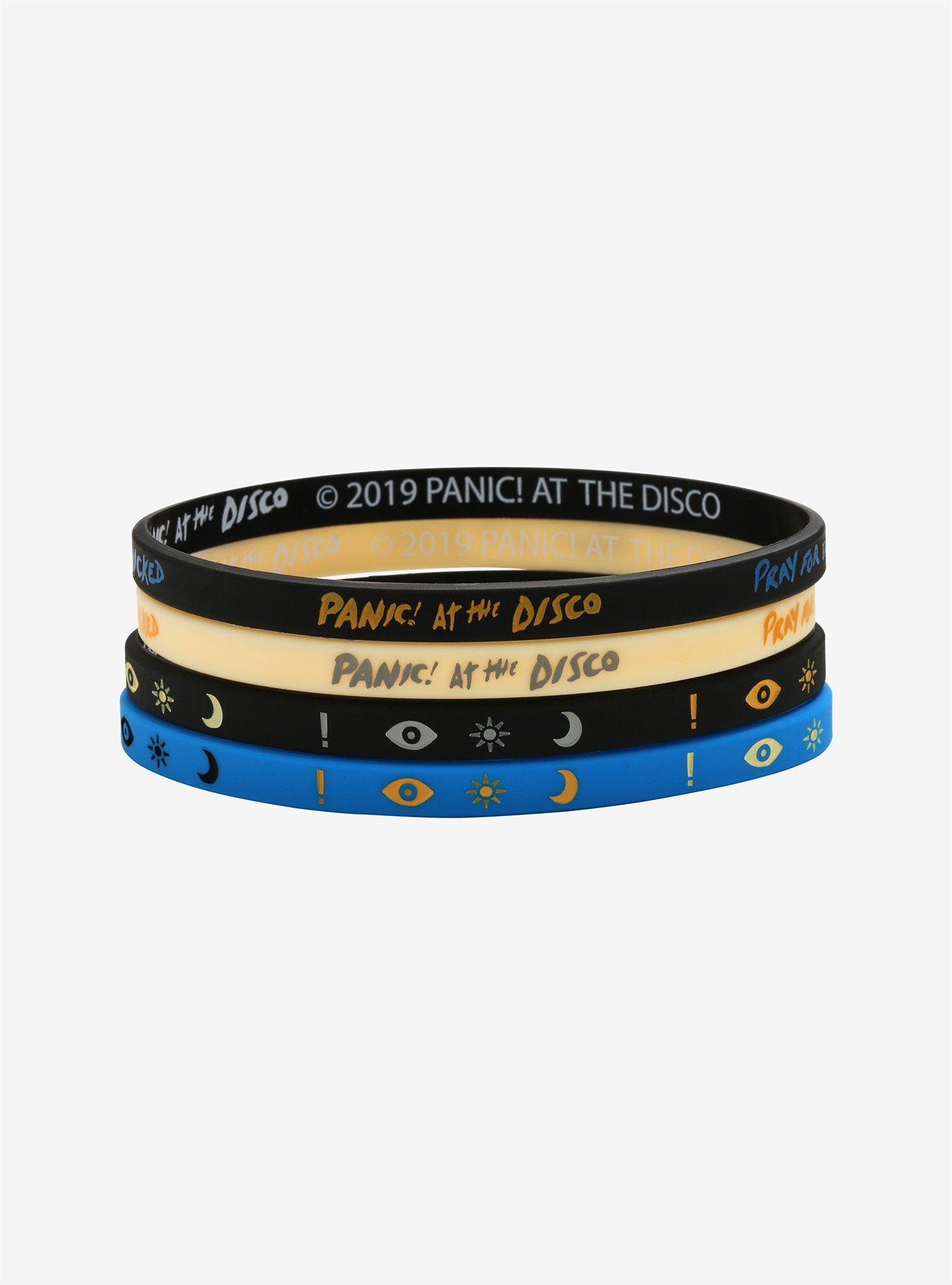 Panic! At The Disco Rubber Bracelet Set, , hi-res