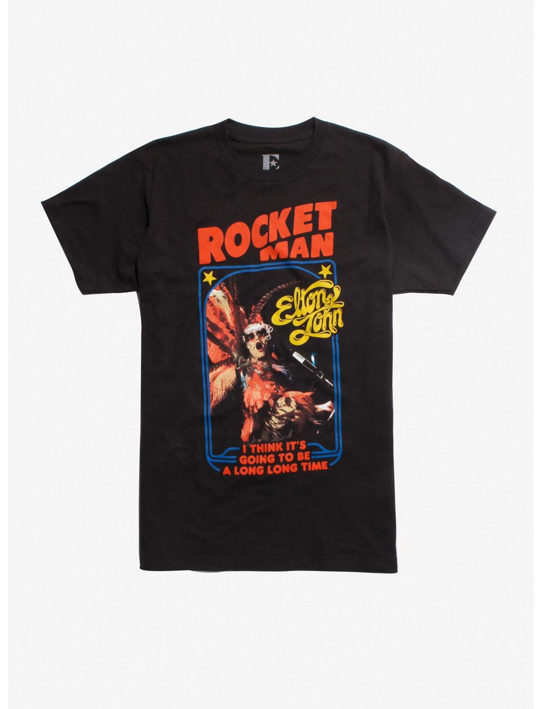 Elton John Rocket Man T-Shirt, BLACK, hi-res