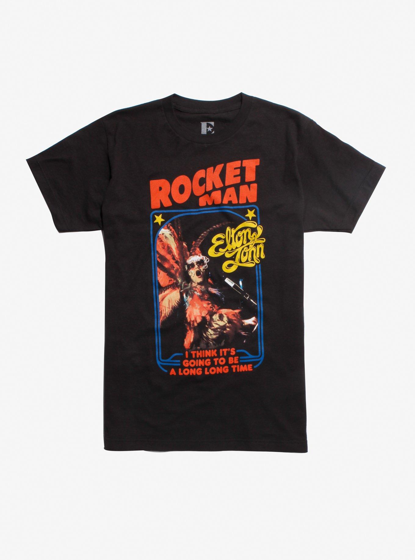 Elton John Rocket Man T-Shirt, BLACK, hi-res