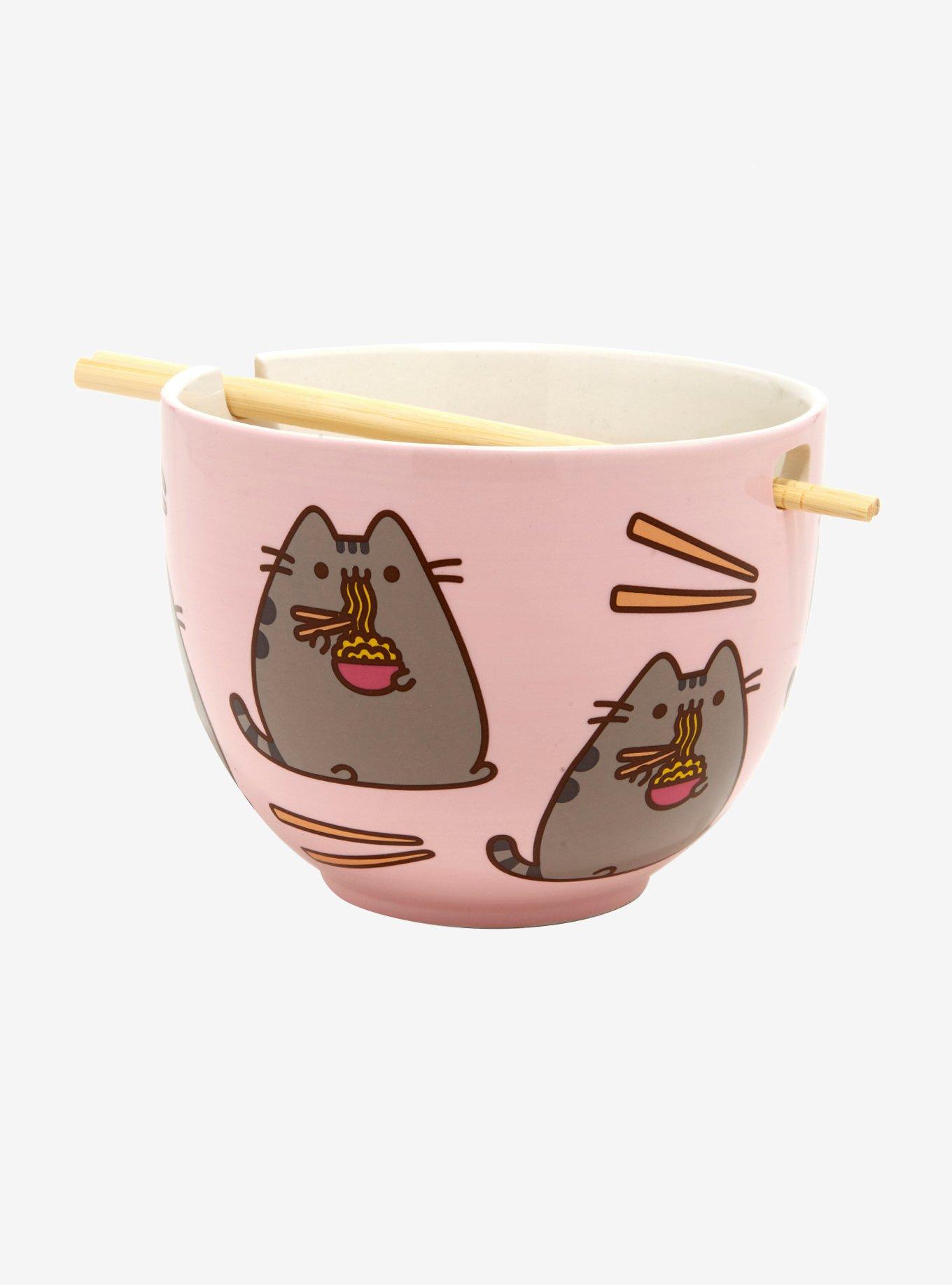 Pusheen Ramen Bowl With Chopsticks, , hi-res