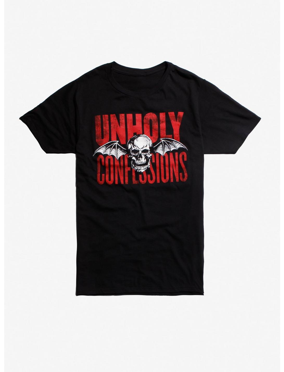 Avenged Sevenfold Unholy Confessions T-Shirt, BLACK, hi-res