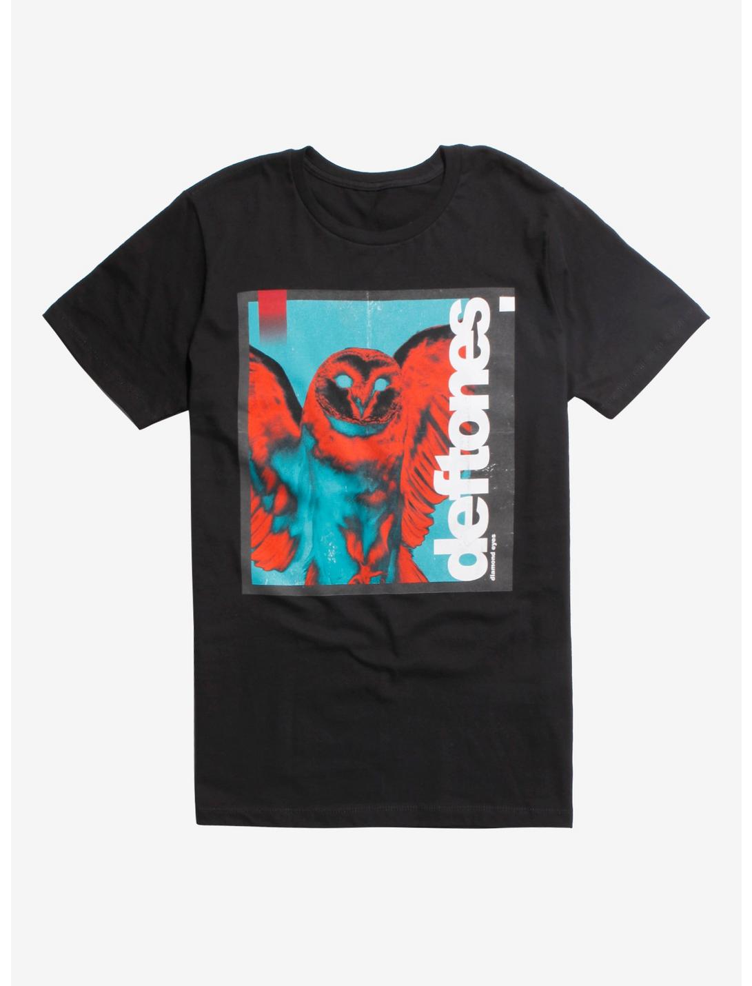 Deftones Red Owl T-Shirt, BLACK, hi-res
