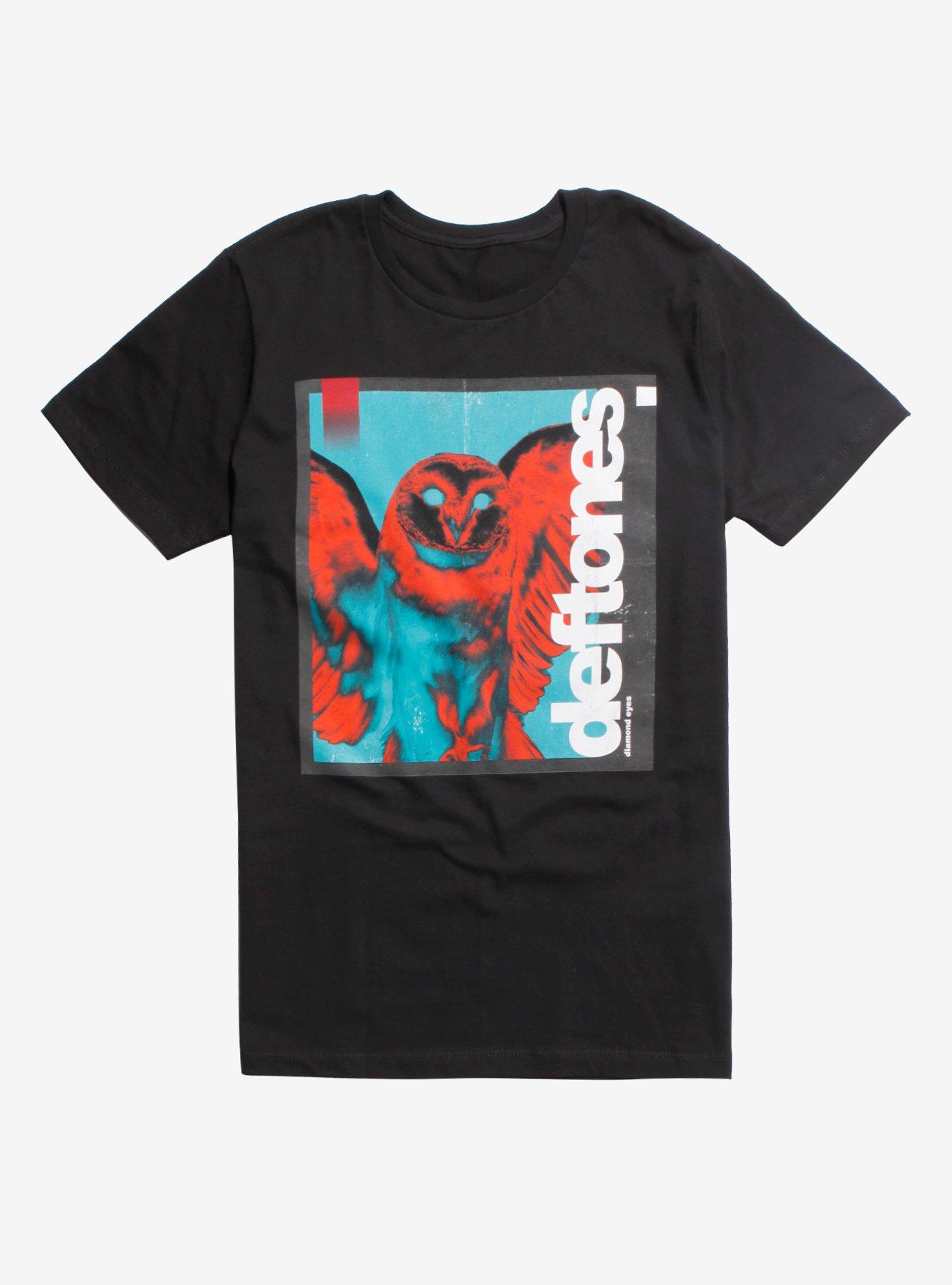 Deftones Red Owl T-Shirt, BLACK, hi-res