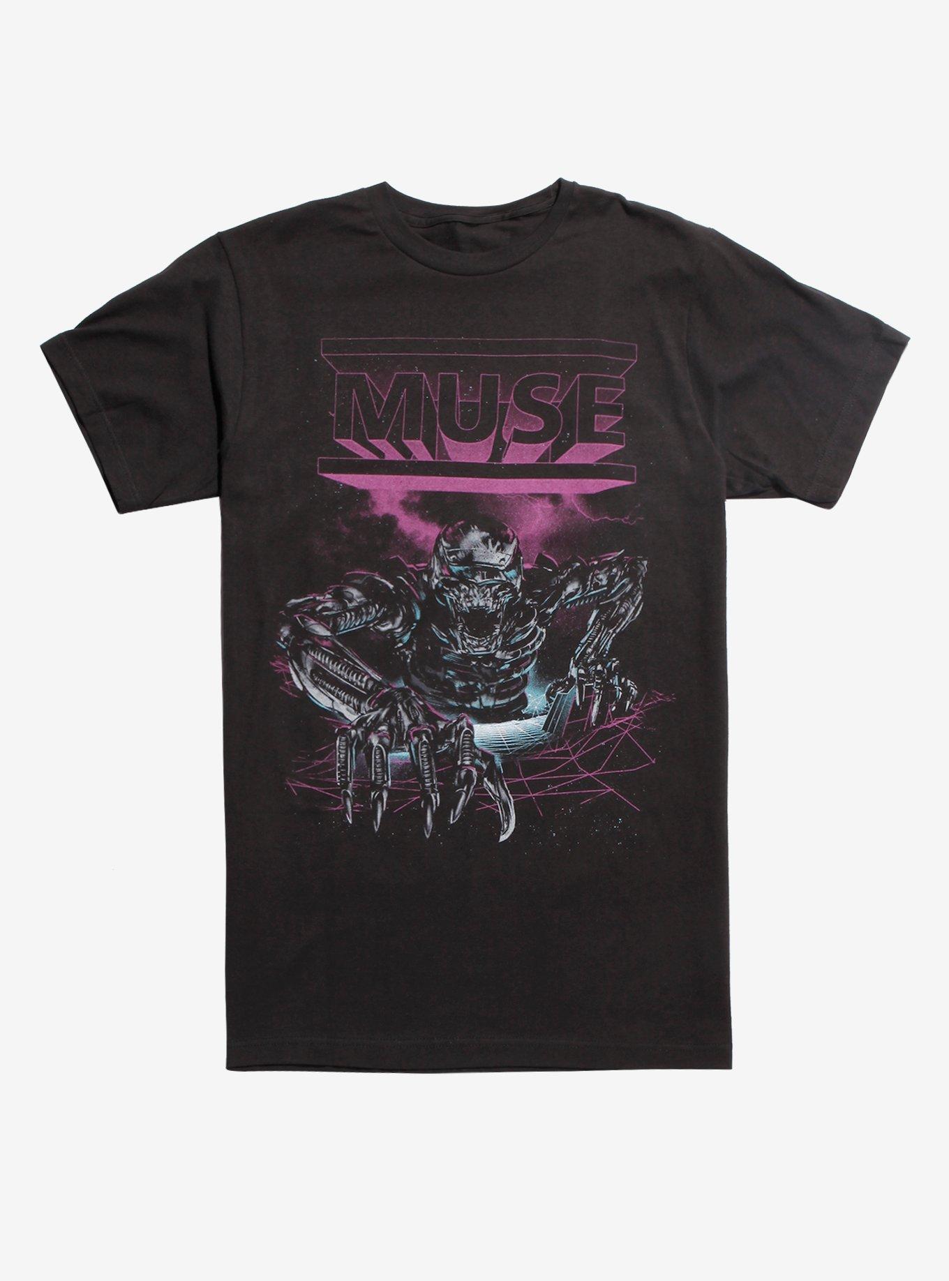 Muse Simulation Theory Robot T-Shirt, BLACK, hi-res