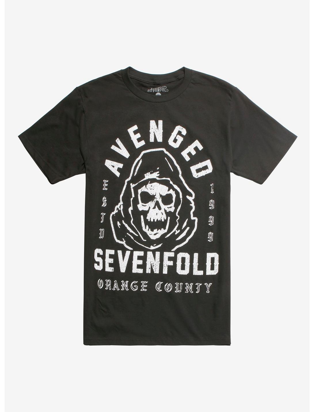 Avenged Sevenfold Estd. 1999 Reaper T-Shirt, BLACK, hi-res