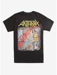 Anthrax Antisocial Graffiti T-Shirt, BLACK, hi-res