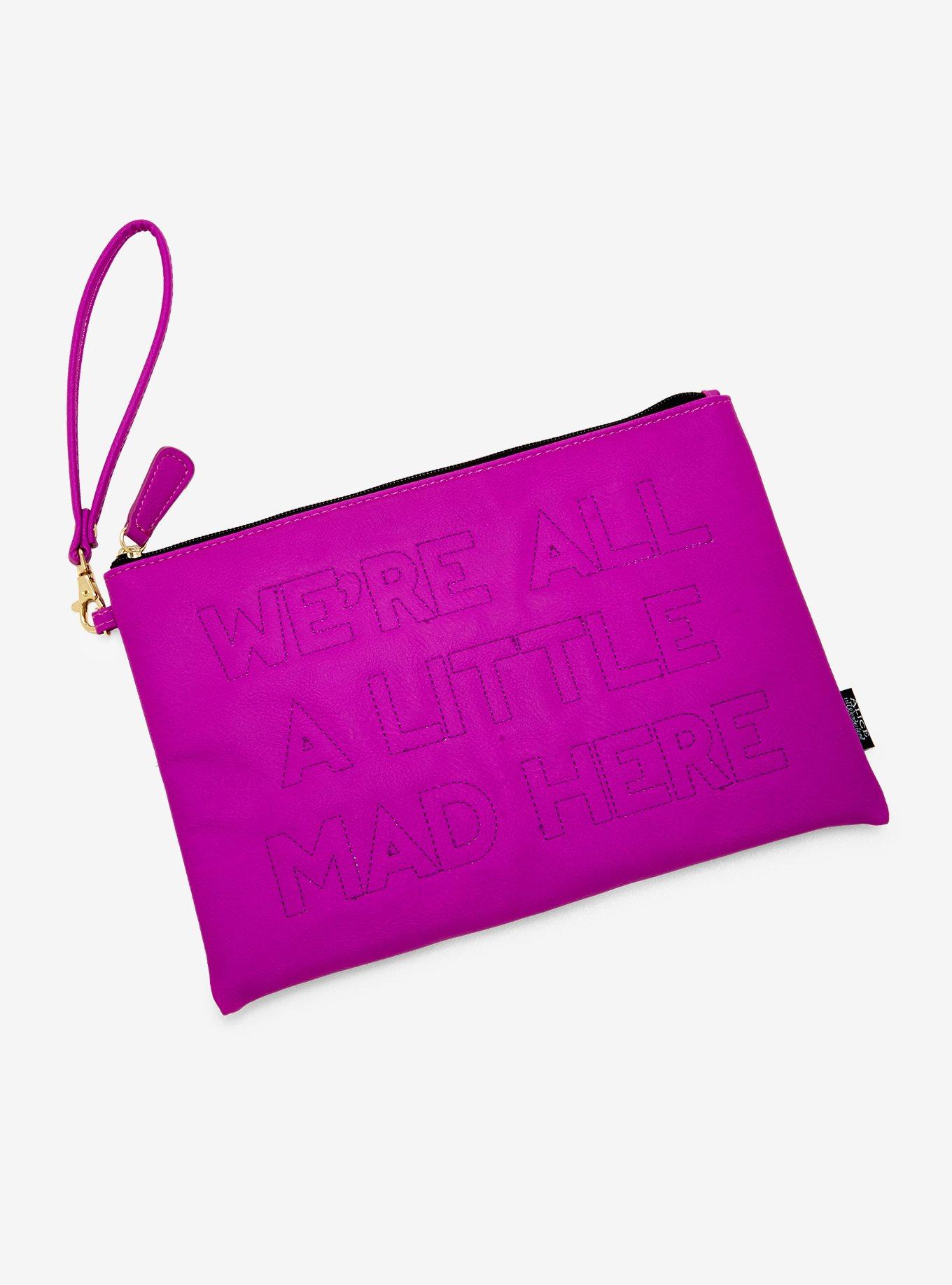 Disney Alice In Wonderland All Mad Here Clutch, , hi-res