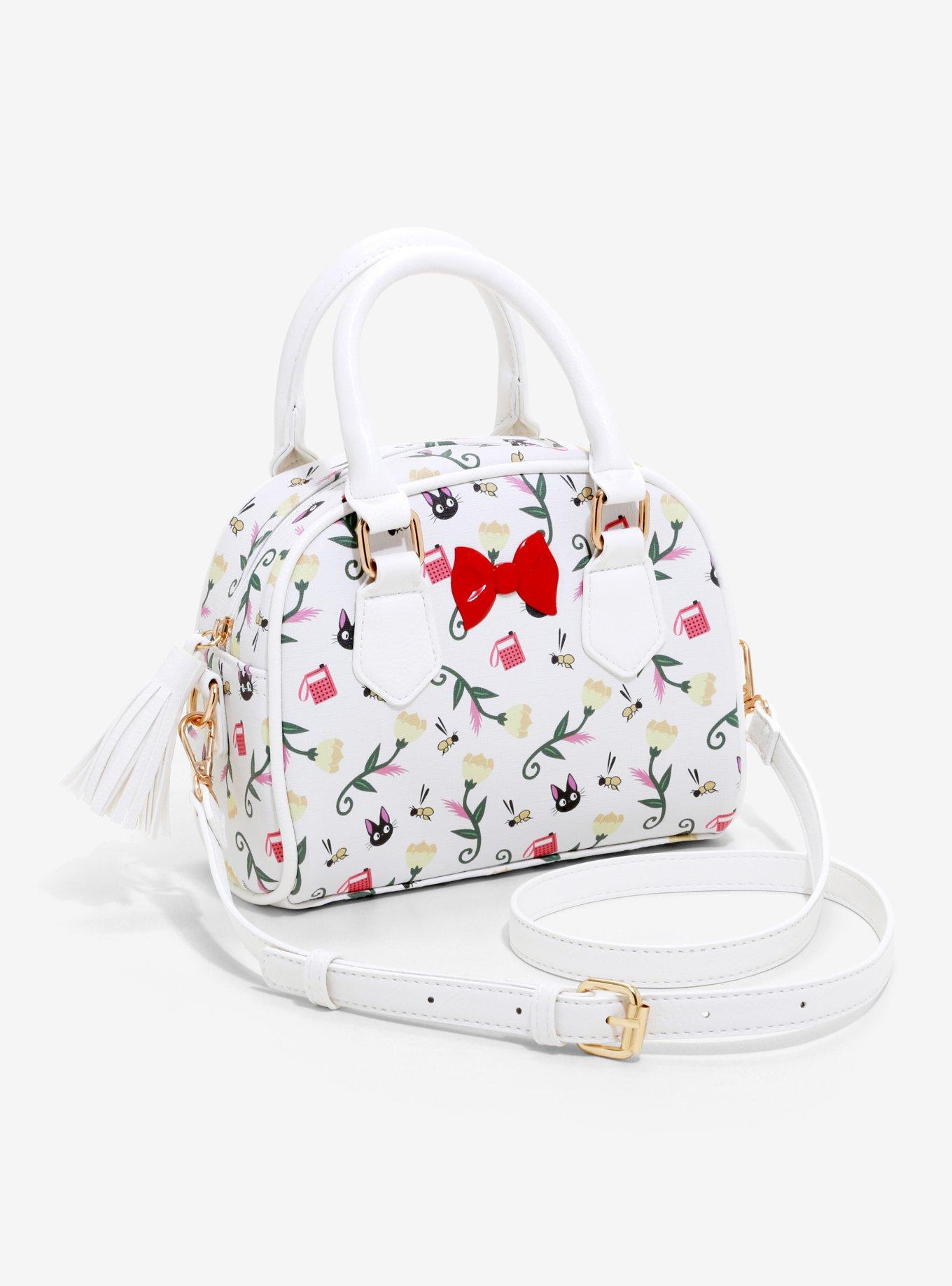 Studio Ghibli Kiki's Delivery Service Floral Satchel Bag, , hi-res