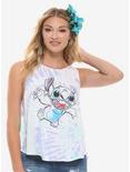 Disney Lilo & Stitch Leap Tie-Dye Girls Tank Top, GREEN, hi-res