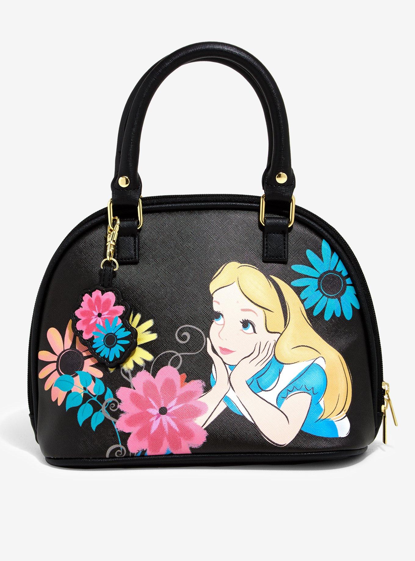 Disney Alice In Wonderland Flowers Mini Dome Bag, , hi-res